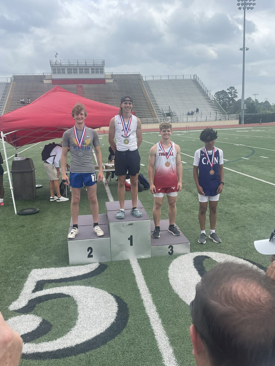 🚨Area Qualifier🚨Congrats to Anthony Sberna-Sum on placing 4th today in the pole vault. <a href="/KCAINATHLETICS/">Klein Cain Athletics</a> <a href="/KLEINCAINFB/">Klein Cain Football</a> <a href="/KleinISDAth/">Klein ISD Athletics</a>