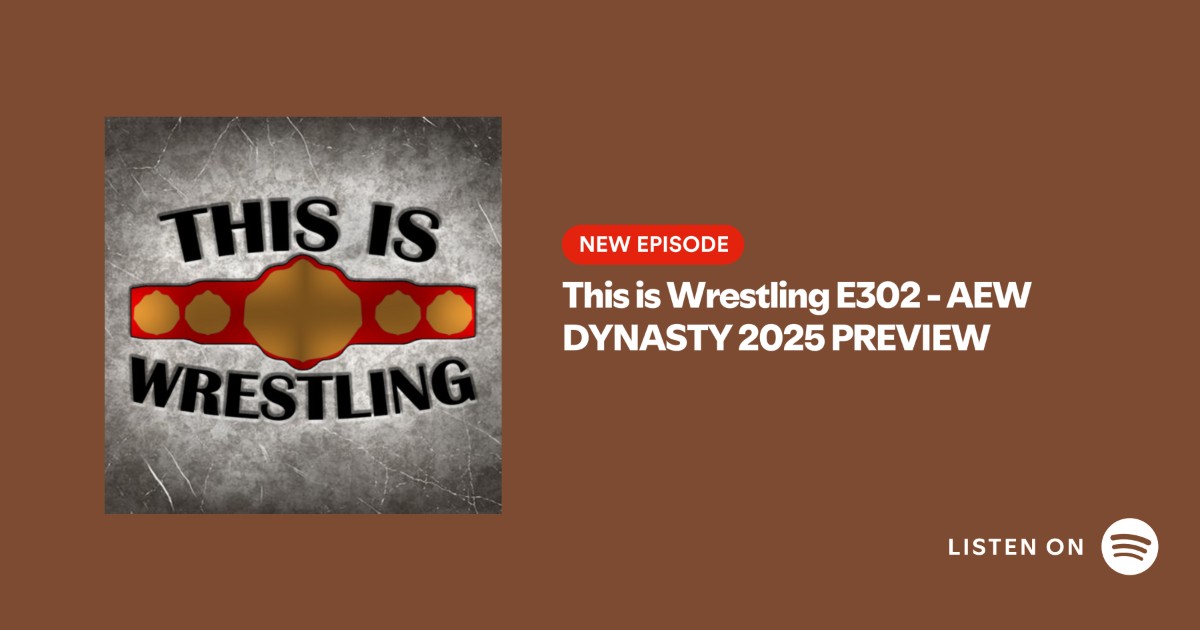 LINK: open.spotify.com/episode/0RsIM5…

On the latest edition of This is Wrestling, Lee Versage and Zach McGibbon are joined by AEW Enthusiast Ben Soubliere to preview the upcoming AEW Dynasty PPV!

Please RT!