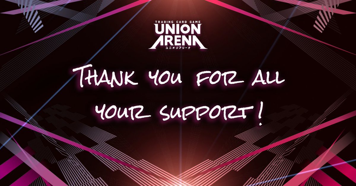 UA_EN_TCG's tweet photo. [Info]
It's #UNIONARENA_EN 's 6-month anniversary! ⭐
A heartfelt thanks for all your support! 💖
What's your favorite deck? Which title are you most excited about? ✨
Share your thoughts about UNION ARENA below! 🙌
Exciting things are on the way, so keep an eye out! 😉 https://t.co/G187PKEBsn
