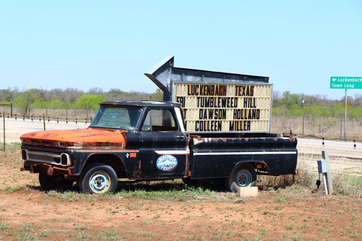 Pickup Truck in Luckenbach <a href="/codyjohnson/">Cody Johnson</a> <a href="/JonPardi/">Jon Pardi</a> <a href="/Zachtopmusic/">Zach Top</a> <a href="/ParkerMcCollum/">Parker McCollum</a> <a href="/LuckenbachTexas/">Luckenbach Texas</a> <a href="/WillieNelson/">Willie Nelson</a> <a href="/Beyonce/">BEYONCÉ</a> <a href="/MileyCyrus/">Miley Cyrus</a> <a href="/SarahLazarus16/">Sarah Lazarus 🇺🇸</a> <a href="/IDFBabes/">IDF Babes 🇮🇱</a> <a href="/TexasHistoryL/">Texas History Lessons-Michael Sparkman</a> <a href="/TejasBob/">Texas Bob</a> <a href="/Sykotyk/">Sykotyk</a> <a href="/TracesofTexas/">Traces of Texas</a> <a href="/johnchrist/">John Christ</a> <a href="/MaryTilesTexas/">Mary Tiles Texas</a> <a href="/Jefffoxwor48608/">Jeff foxworthy</a>