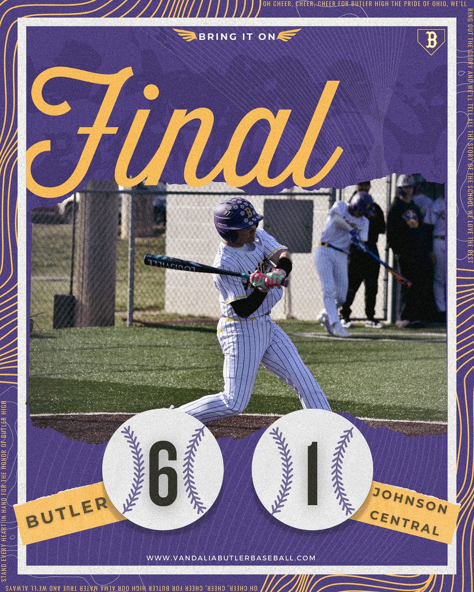 🧹🧹🧹🧹
MYRTLE BEACH, S.C. — The Aviators closed out a perfect showing at The Ripken Experience on Thursday, knocking off a strong Johnson Central squad 6–1 to improve to 4–0 on the young season.

Butler set the tone early, striking for three runs in the top of the first inning.