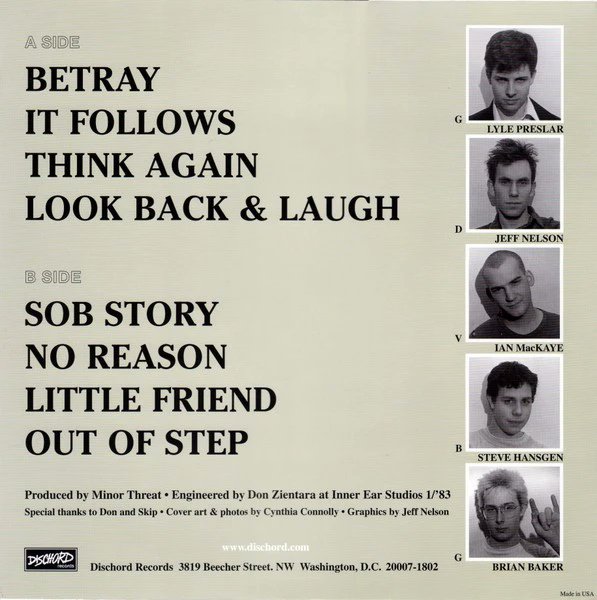 PunkRockStory's tweet photo. 42 years ago
Out of Step is the only studio album by hardcore punk band Minor Threat, released in April 1983 on Dischord Records.

#punk #punks #punkrock #hardcorepunk #hardcore #minorthreat #outofstep #history #punkrockhistory https://t.co/64fPf03z17
