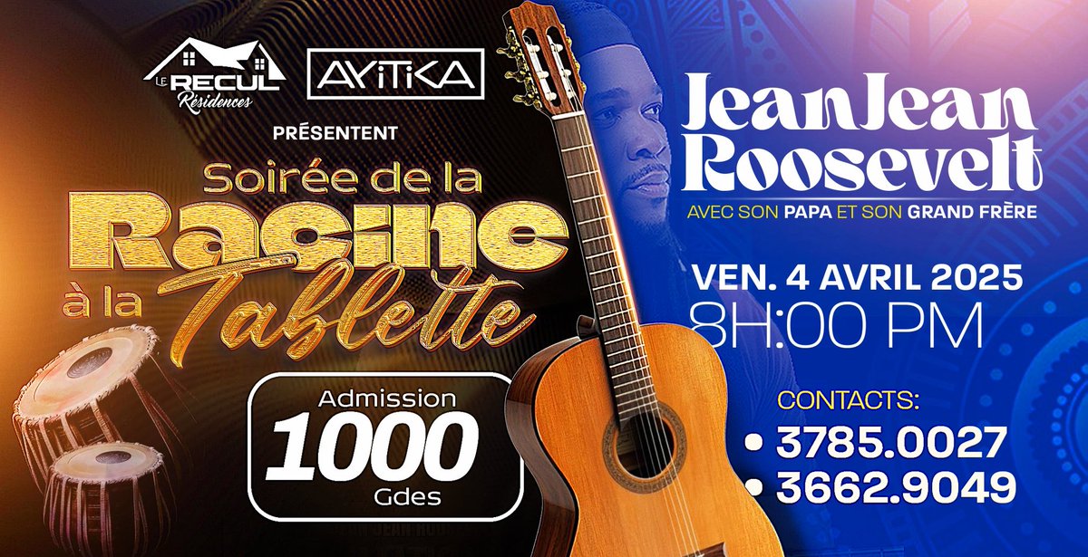 Valéry Numa (@valnuma) on Twitter photo J-1 ! <a href="/jjeanroosevelt/">Jean Jean Roosevelt</a> ap monte sou sèn ansanm ak papa l, ak gran frè l, pou premye fwa, demen, nan Le Recul Résidences, Kanperen. PA RATE BÈL SWARE SA !❤️ 🎶 🇭🇹 J-1 ! <a href="/jjeanroosevelt/">Jean Jean Roosevelt</a> ap monte sou sèn ansanm ak papa l, ak gran frè l, pou premye fwa, demen, nan Le Recul Résidences, Kanperen. PA RATE BÈL SWARE SA !❤️ 🎶 🇭🇹