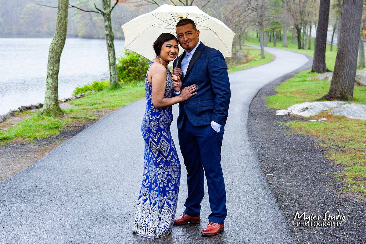 Often when taking on location photos like this engagement session at Bear Mountain State Park, you have to go with the flow. It drizzled as we were taking photos, but instead of leaving, we kept the session going, creating some amazing photos.