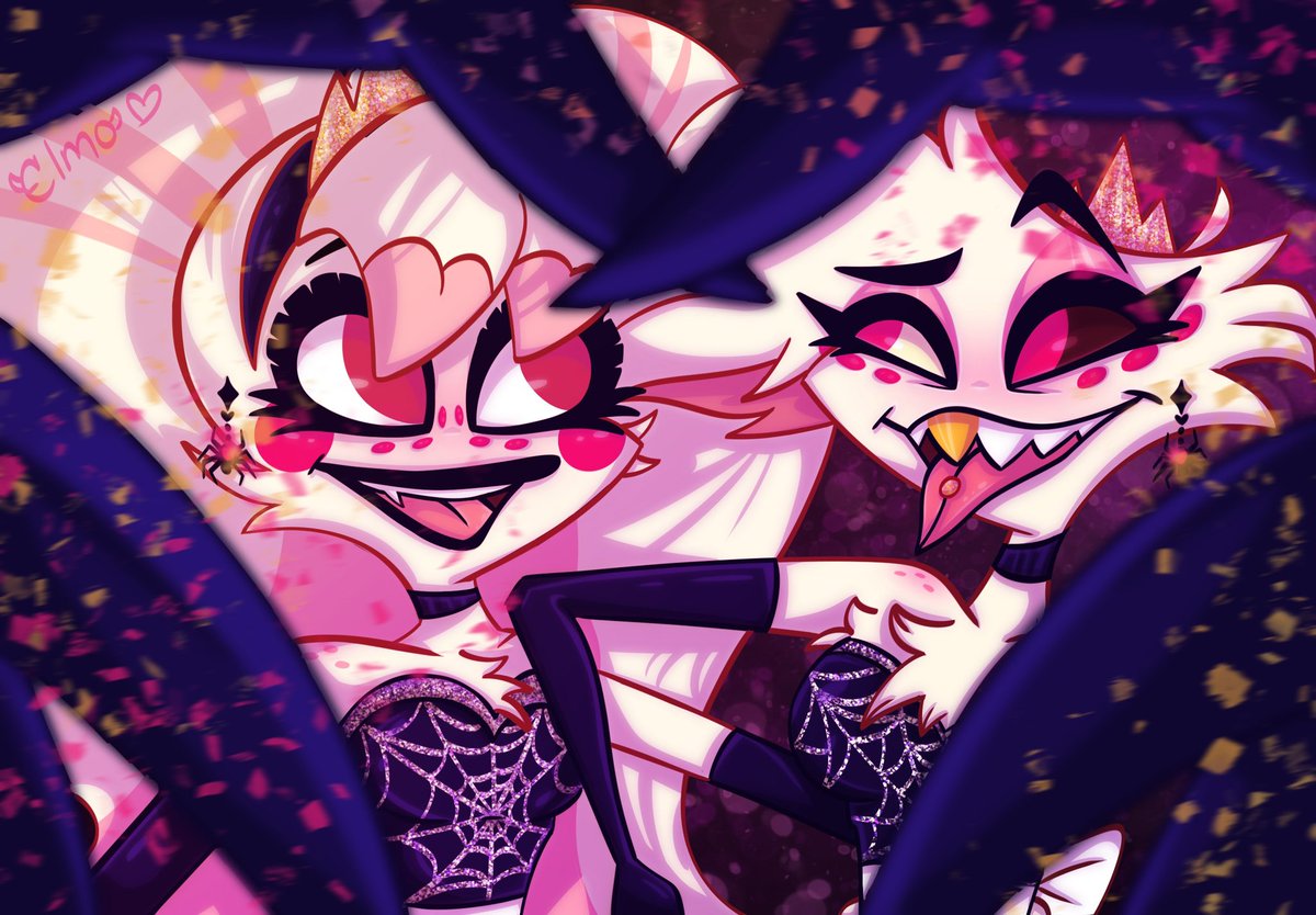 One last birthday post because I can ✨ 

#hazbinhotelangeldust #angeldust #molly #hazbinhotel