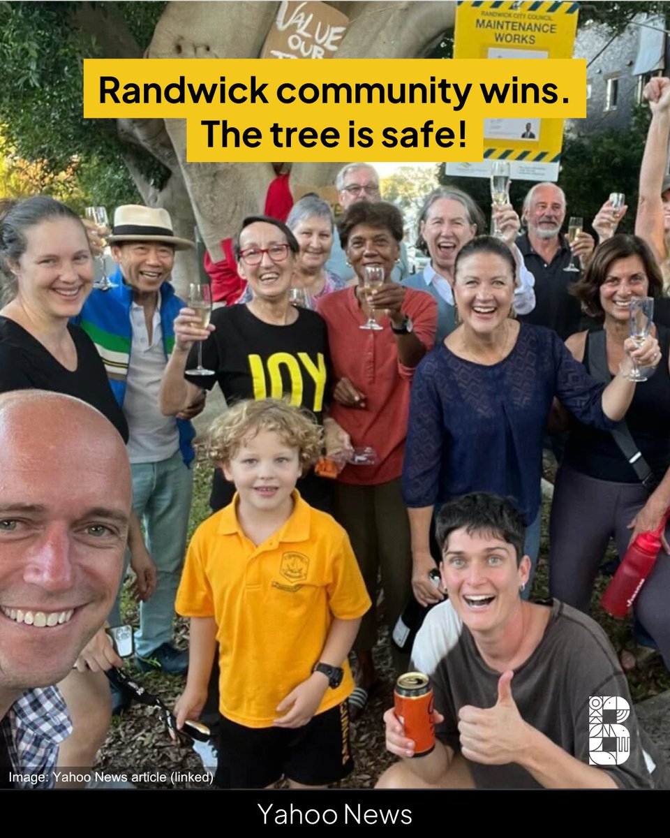 Biodiversity Council (@biodivcouncil) on Twitter photo Congratulations to the community in <a href="/RandwickCouncil/">Randwick Council</a> who have successfully fought to save a giant 24m street tree from being chopped by their local council.
<a href="/Biodivcouncil/">Biodiversity Council</a> member and sustainability expert <a href="/sbekessy/">Sarah Bekessy</a> <a href="/RMIT/">RMIT University</a> also championed for keeping the tree.
“It’s exponential, Congratulations to the community in <a href="/RandwickCouncil/">Randwick Council</a> who have successfully fought to save a giant 24m street tree from being chopped by their local council.
<a href="/Biodivcouncil/">Biodiversity Council</a> member and sustainability expert <a href="/sbekessy/">Sarah Bekessy</a> <a href="/RMIT/">RMIT University</a> also championed for keeping the tree.
“It’s exponential,