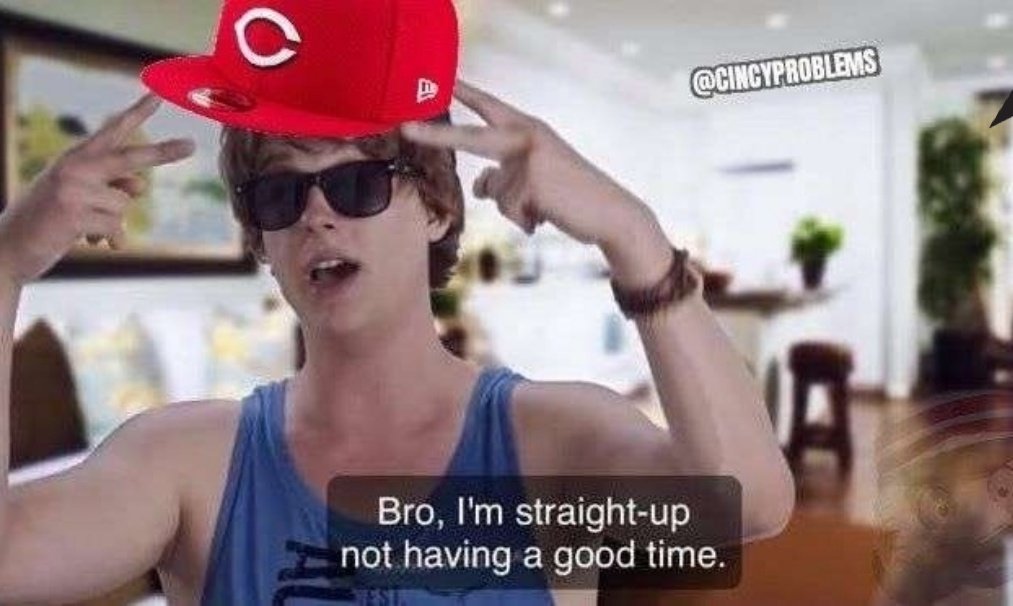 The Cincinnati Reds are the first team since 1960 to lose 1-0 three games in a row.