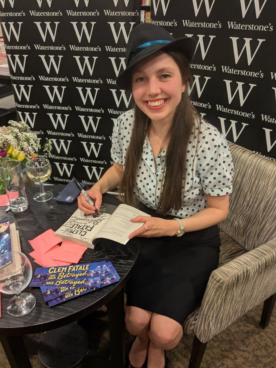 Sally Oliphant (@sally_pr) on Twitter photo Fab evening at the launch of <a href="/MzEvieMo/">Eve Wersocki Morris</a>'s latest book Clem Fatale Has Been Betrayed published by <a href="/LittleTigerUK/">Little Tiger Books</a>. So nice to see and catch up with lots of children's publishing people and get myself a signed copy of #ClemFatale Fab evening at the launch of <a href="/MzEvieMo/">Eve Wersocki Morris</a>'s latest book Clem Fatale Has Been Betrayed published by <a href="/LittleTigerUK/">Little Tiger Books</a>. So nice to see and catch up with lots of children's publishing people and get myself a signed copy of #ClemFatale