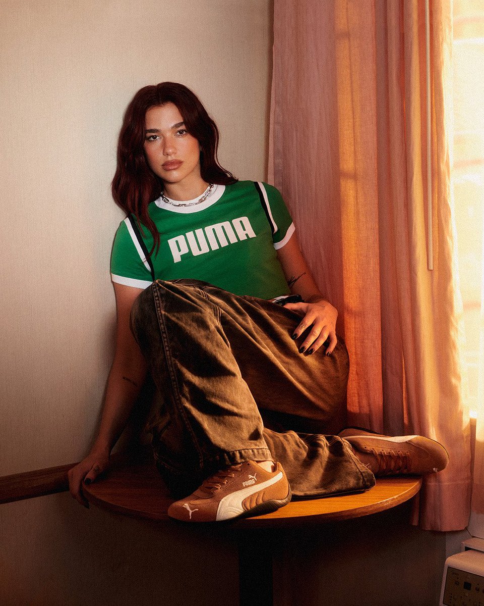 DUALIPA's tweet photo. Hanging out with @PUMA #speedcat 🤎 https://t.co/2L5ZbLksob