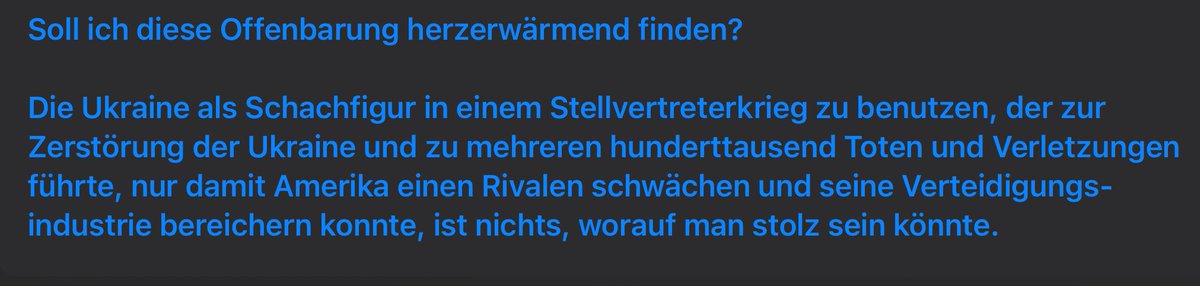 Der Ex-U.S.-„Verteidigungs“-Minister Austin fand es bei seinem Besuch in #Kiew unschön, dass sich dort noch so viele 20-Jährige tummelten, statt an der Front den Kopf für U.S.-Interessen hinzuhalten.

New York Times: USA treffen alle Entscheidungen in der #Ukraine!
Planungen in