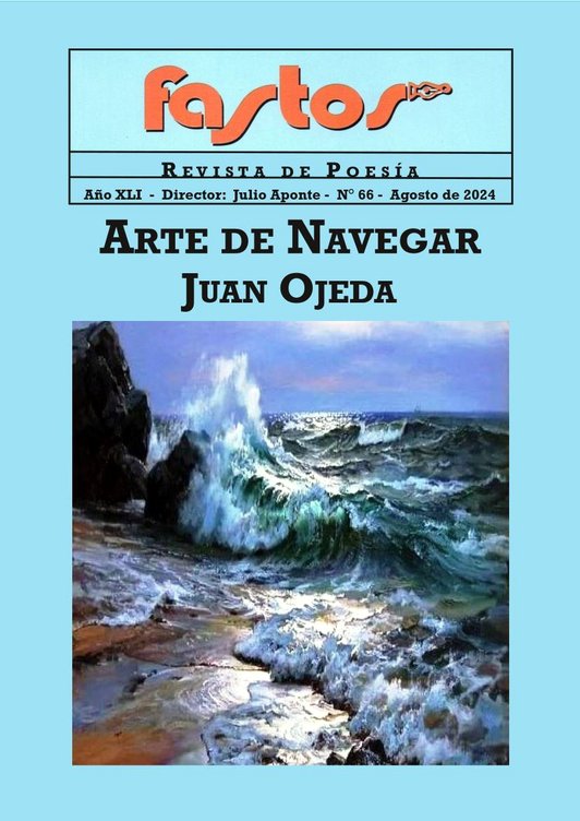 nivardocordova's tweet photo. 📷«Arte de navegar», libro póstumo del poeta peruano Juan Ojeda (Chimbote, 1944 - Lima, 1974), ha sido reeditado en la revista de poesía #Fastos que dirige el escritor #JulioAponte.
Ver edición digital aquí: https://t.co/W72APEJo09 https://t.co/HvDrcbJewX