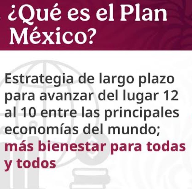 #Entérate ¿Ya sabes en qué consiste el #PlanMéxico?

Estos son los 18 puntos de acción: 🧵