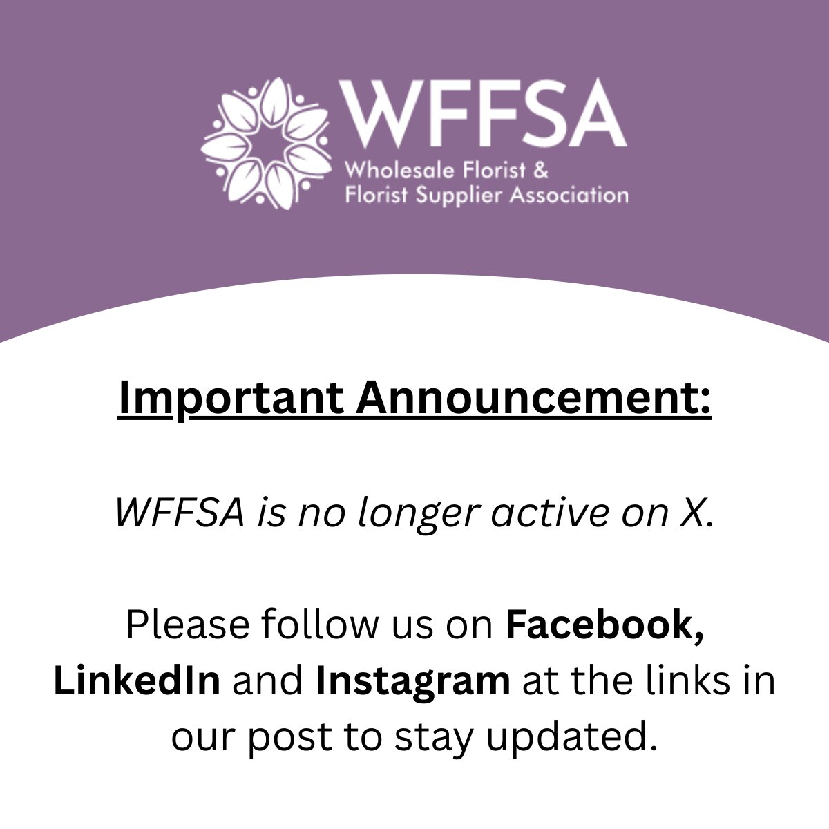 WFFSA tweet media