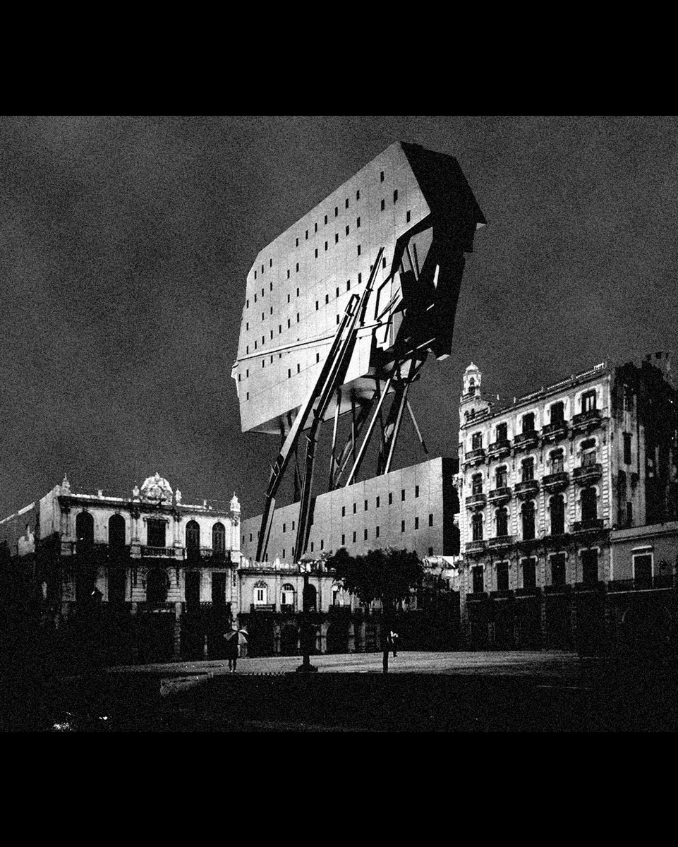 Lebbeus Woods (1940–2012) was an architect of the imaginary, known for his radical speculative designs. His Havana Project (1994–1996) explores the aftermath of crisis, proposing an architecture that absorbs destruction rather than erasing it, embracing political and material