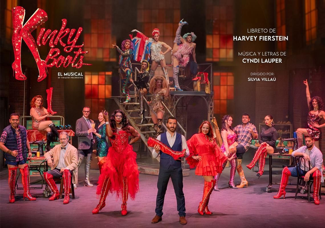 teatroolympia's tweet photo. La próxima semana (del 19 al 13 de abril) llega #KinkyBoots, la comedia musical más premiada de Broadway al ritmo de las canciones de la fabulosa Cyndi Lauper. 
No te pierdas este musical que te hará reír, emocionarte, bailar, y reflexionar.
🎟️ https://t.co/1fVzijsPWv https://t.co/Ar9xIPAGAL