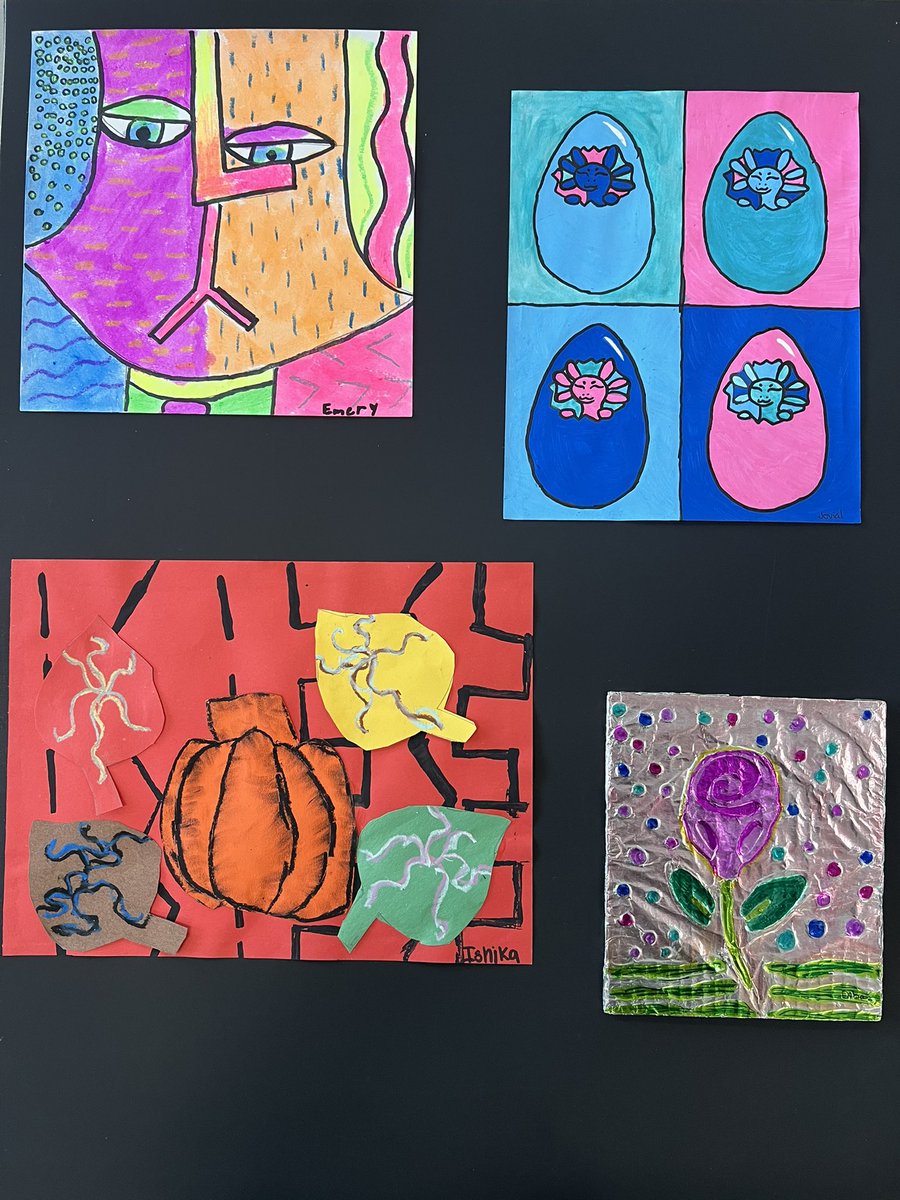 It’s almost time for the district art show! Check out these pieces, they all worked so hard!