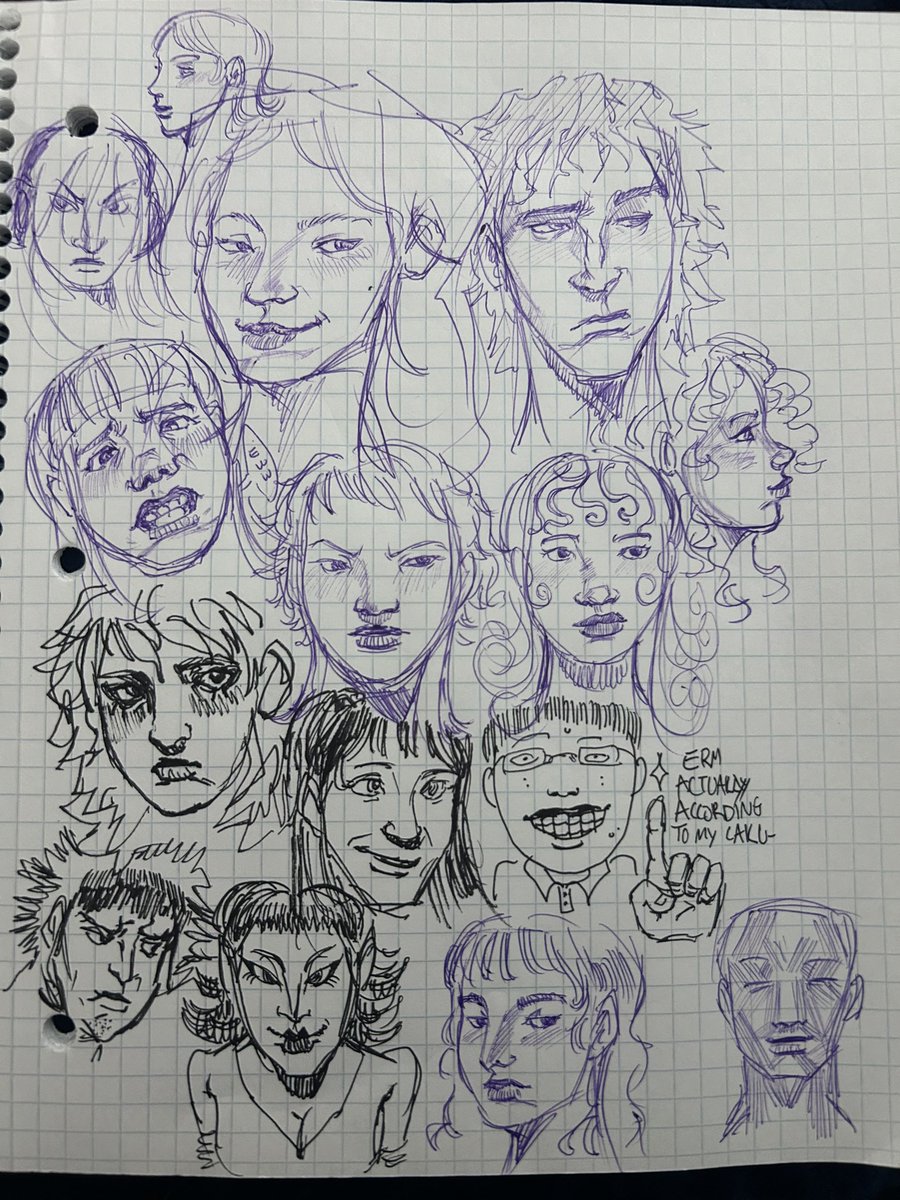 sketches from this week in lectures