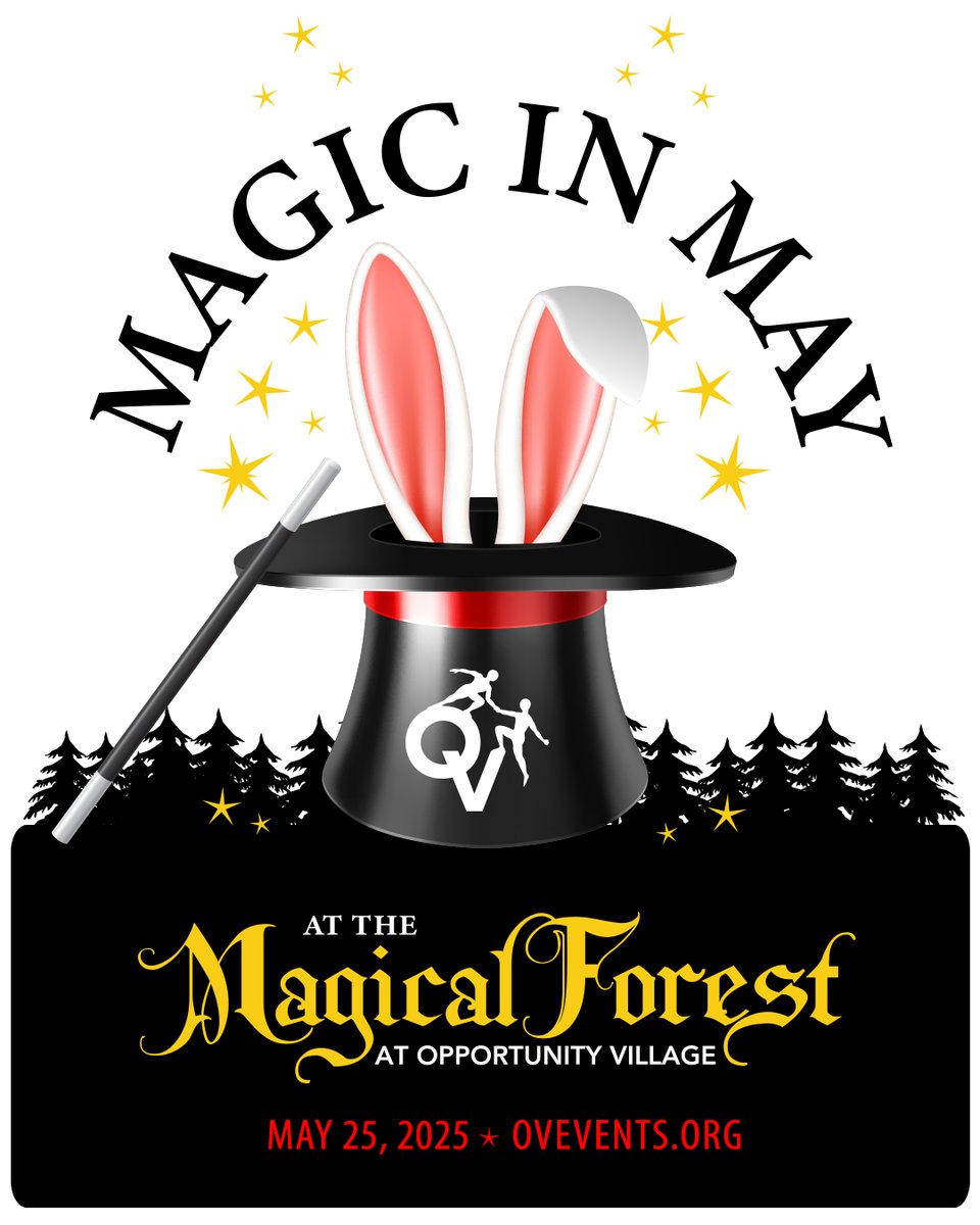 MagicalForestOV's tweet photo. 🪄 Opportunity Village presents Magic in May at the Magical Forest! 🎩

Join us May 25 for a 21+ event featuring a cocktail tasting through the Magical Forest followed by a magic show with Mac King &amp; Friends that benefits Opportunity Village. 

🎟️ https://t.co/8N3bsNZljK https://t.co/dORChC6XKK