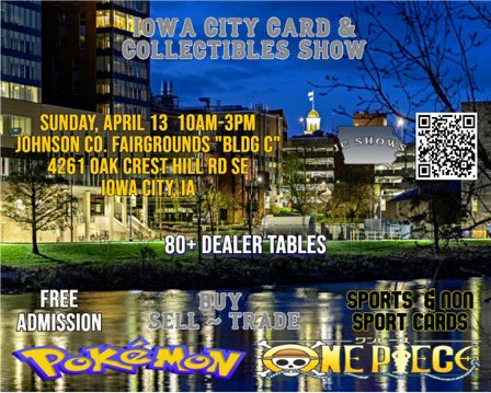crippen_jesse's tweet photo. #fyp #baseballcards #baseballcards4sale #baseballcardshow  #basketballcards #basketballcardsforsale #footballcards #footballcardsforsale #pokemoncards #pokemoncardsforsale #magicthegatheringcards #sportsmemorabilia #yugiohcards #jcshows #onepiececards  #iowacityiowa #iowacardshow https://t.co/HP4EEaADMZ