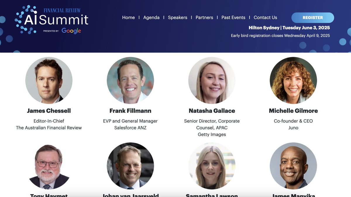 heyjunoco's tweet photo. We'll be at the @FinancialReview AI Summit in Sydney this June! Say hello if you're attending 👋🏻

Our CEO Michelle Gilmore will share how better customer experience data is shaping the way organisations make decisions. 

Excited to meet others building in this space! https://t.co/rv4xw5ooui