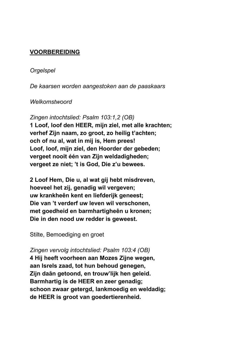 MachielLock's tweet image. A.s. zondagmorgen, 6 april, ga ik voor in de Brasserie van Het Zonnehuis te Vlaardingen. Hierbij de liturgie van deze dienst: (1/2)