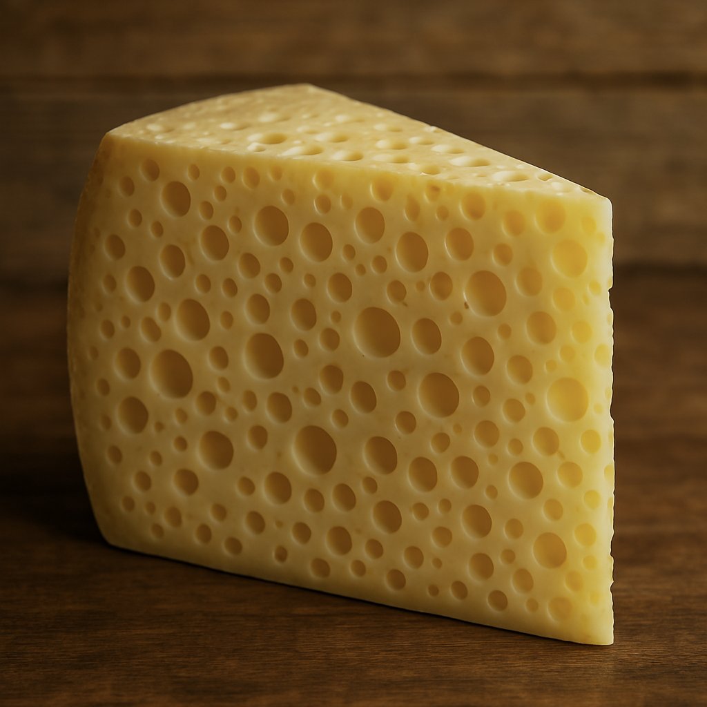emollick's tweet image. The kind of day where you decide to ask GPT-4o to add more holes to cheese until it gets disturbing.