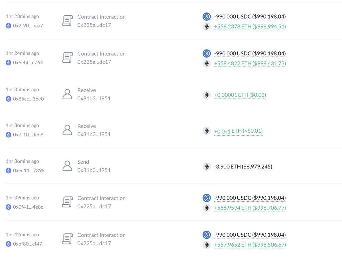 Cointelegraph's tweet photo. ⚡️ JUST IN: A whale just bought the dip, spending 11.5M $USDC to scoop up 6,488.5 $ETH at $1,772 per coin. https://t.co/k7HsLAyBWZ