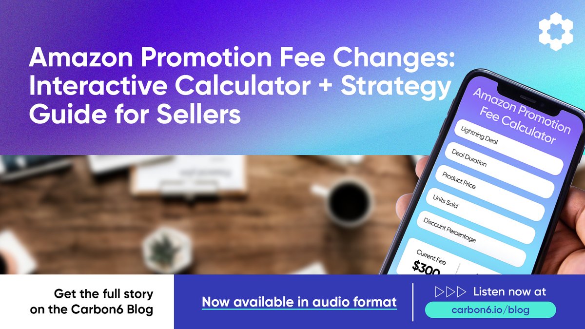 We know changes are coming to the Amazon promotions and deals fee structure on June 2, but what will that mean for you?

We created a free calculator that you can use to easily crunch the numbers and work out exactly how this change will affect your bottom line.

Simply enter