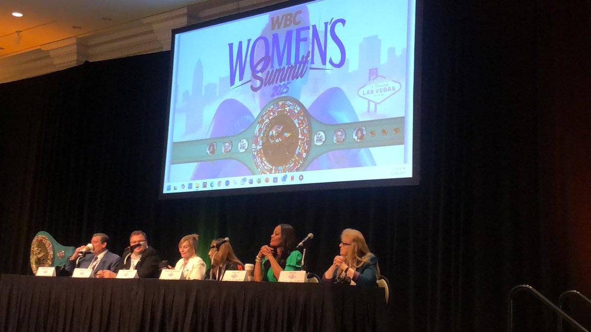 Thank you WBCl,  for making  this Women’s Summit happen! It is inspiring to see you support and celebrate  the powerful and talented women boxers!  Gracias por invitarme a compartir este momento de reconocimiento a las mujeres talentosas en el box! Sigamos trabajando juntos!