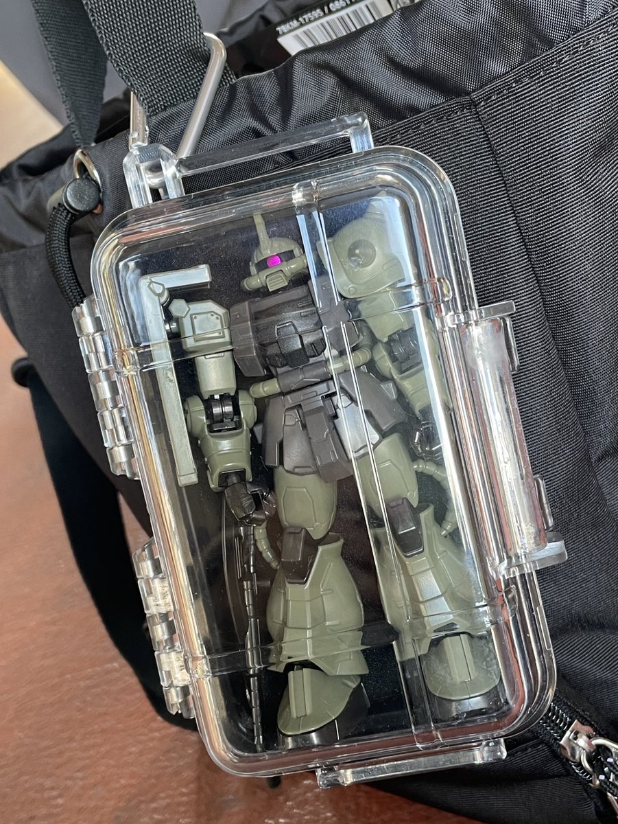 会社の人がやってたガンプラのキーホルダーめちゃかわいい！