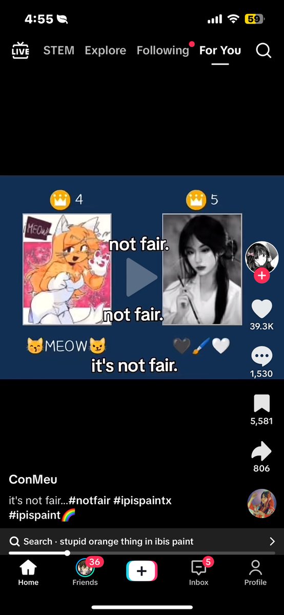 Litethii's tweet image. Why do TikTok people make such a huge deal about ibisPaint ranks