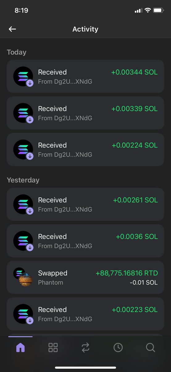 ricospass's tweet photo. @RugTheDev Passive income now loading…. #Apealert #RTD $RTD #Solana https://t.co/OVdpXoNym2