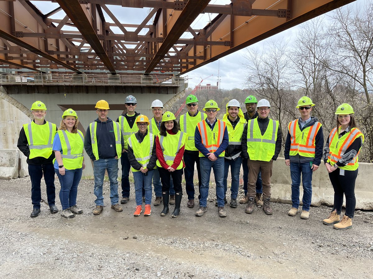 Press Release: Local Representatives Meet with ODOT to Review Progress on the State Route 8 Bridge Project |  summitengineer.net/news/RT8Visit0…