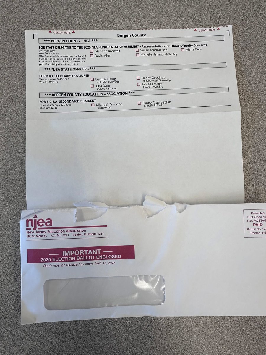 Bergen County Education Association tweet media