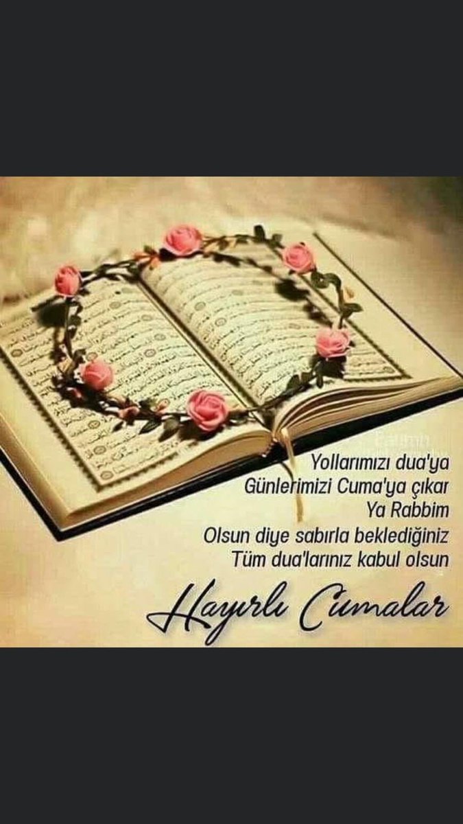 Cumanız mübarek olsun cümleten kardeşlerim