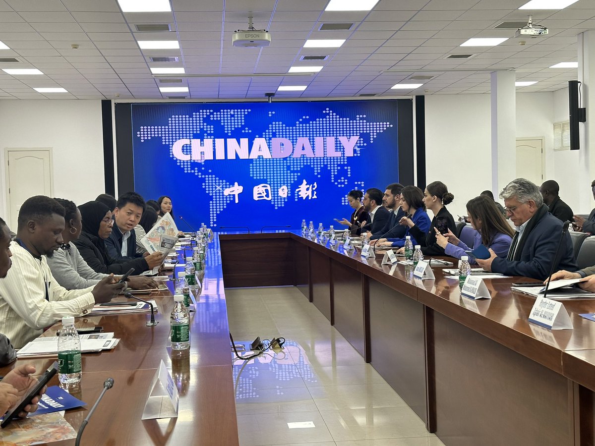 ShimAstral's tweet photo. We have successfully concluded our seminar on Heads of Journalist Organizations for BRI Partner Countries in China. It was a valuable learning experience, engaging with media professionals from around the globe and exploring China through a media lens.
@ChinaEmbassy_MV https://t.co/XfCPDP2UYI