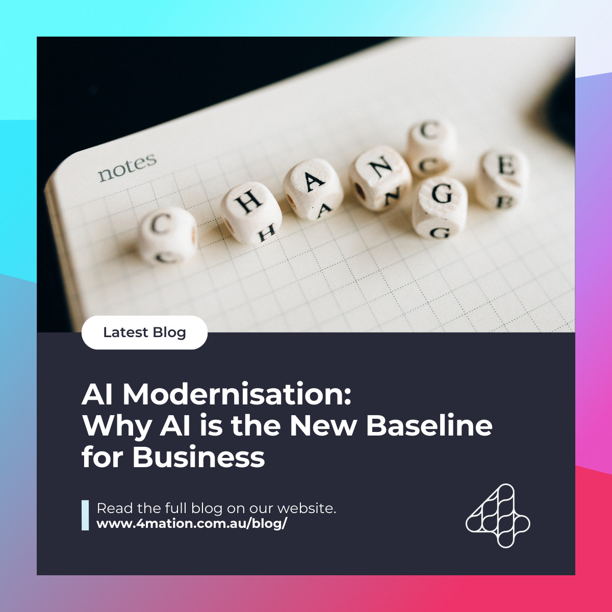 AI is the new baseline for businesses looking to stay ahead of the curve 📈

From automating tedious tasks to delivering actionable insights, AI helps companies scale.

🔗 Read the full article here: 4mation.com.au/blog/ai-modern…

#AI #BusinessTransformation