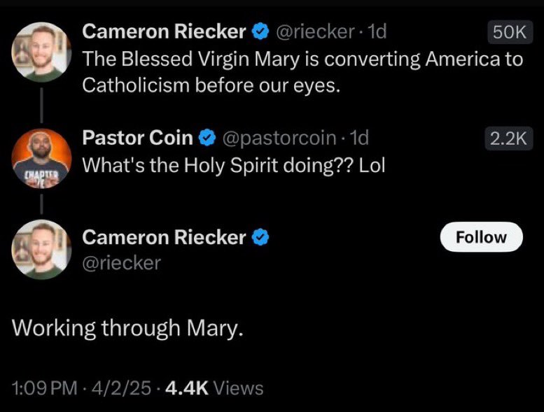 It’s a pagan idolatrous cult.