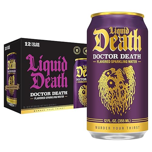 I just received Liquid Death, Doctor Death, Soda-Flavored Sparkling Water, 12-Pack (12oz Cans), Low Calorie &amp; No Artificial Sweeteners - Doctor Death - Sparkling - 12 Fl Oz (Pack o from Anonymous via Throne. Thank you! throne.com/thestrokeofmid… #Wishlist #Throne