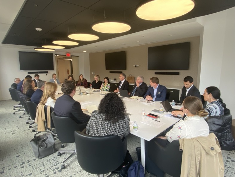 Biocom's tweet photo. Fantastic discussion with our Federal Policy Committee in Washington, D.C., about their top priorities, including grant funding, tariffs, federal agency layoffs and IRA fixes, among others. Great representation from biotech, pharma, medtech and university members. https://t.co/4BU0XzfB0n