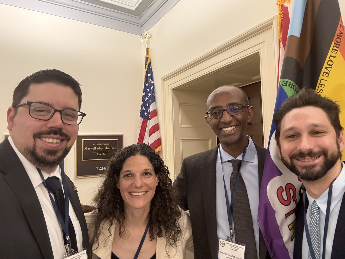 Jennifer Seminerio (@jensemineriomd) on Twitter photo An amazing ending to today’s efforts! I hope to meet <a href="/RepMaxwellFrost/">Congressman Maxwell Alejandro Frost</a> soon and look forward to everything we will do in Orlando. Thank you to my amazing team today <a href="/DrAdamLessne/">Adam Lessne</a> <a href="/AndrewEldenMD/">Andrew Elden MD</a> and Sam Giday and <a href="/AmCollegeGastro/">ACG</a> #ACGAdvocacyDay2025 An amazing ending to today’s efforts! I hope to meet <a href="/RepMaxwellFrost/">Congressman Maxwell Alejandro Frost</a> soon and look forward to everything we will do in Orlando. Thank you to my amazing team today <a href="/DrAdamLessne/">Adam Lessne</a> <a href="/AndrewEldenMD/">Andrew Elden MD</a> and Sam Giday and <a href="/AmCollegeGastro/">ACG</a> #ACGAdvocacyDay2025