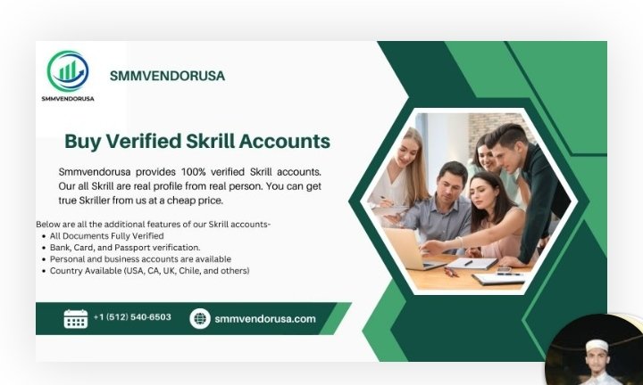 Buy Verified Skrill Accounts
smmvendorusa.com/product/buy-ve…
we are online 24/7 hours
WhatsApp: +1 (512) 540-6503
Telegram: <a href="/Smmvendorusa/">Smmvendor Usa</a>
Email: smmvendorusa@gmail.com

#skills #football #soccer #training  #trumpspeech #Development #casino #price #unitedshowbiz #2025budget #cipto