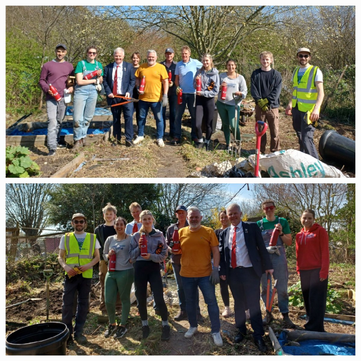 Great volunteer action day at Gorton Reservoir Allotments, clearing the plot ready for Wright Robinson school to start outdoor learning after Easter 💪🌿🌻
<a href="/Accenture/">Accenture</a>
<a href="/CllrJulieReid/">Julie Reid</a> <a href="/JohnHughes55/">John Hughes</a> <a href="/MCRVIP1/">MCRVIP</a> <a href="/MCRparks_/">MCRparks</a>