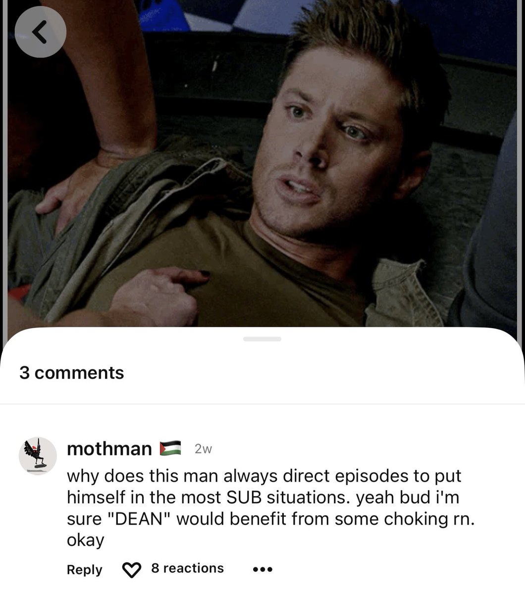 the comment is sending me