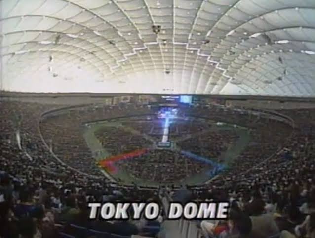 1998年4月4日 東京ドーム アントニオ猪木引退試合 観客動員数7万人