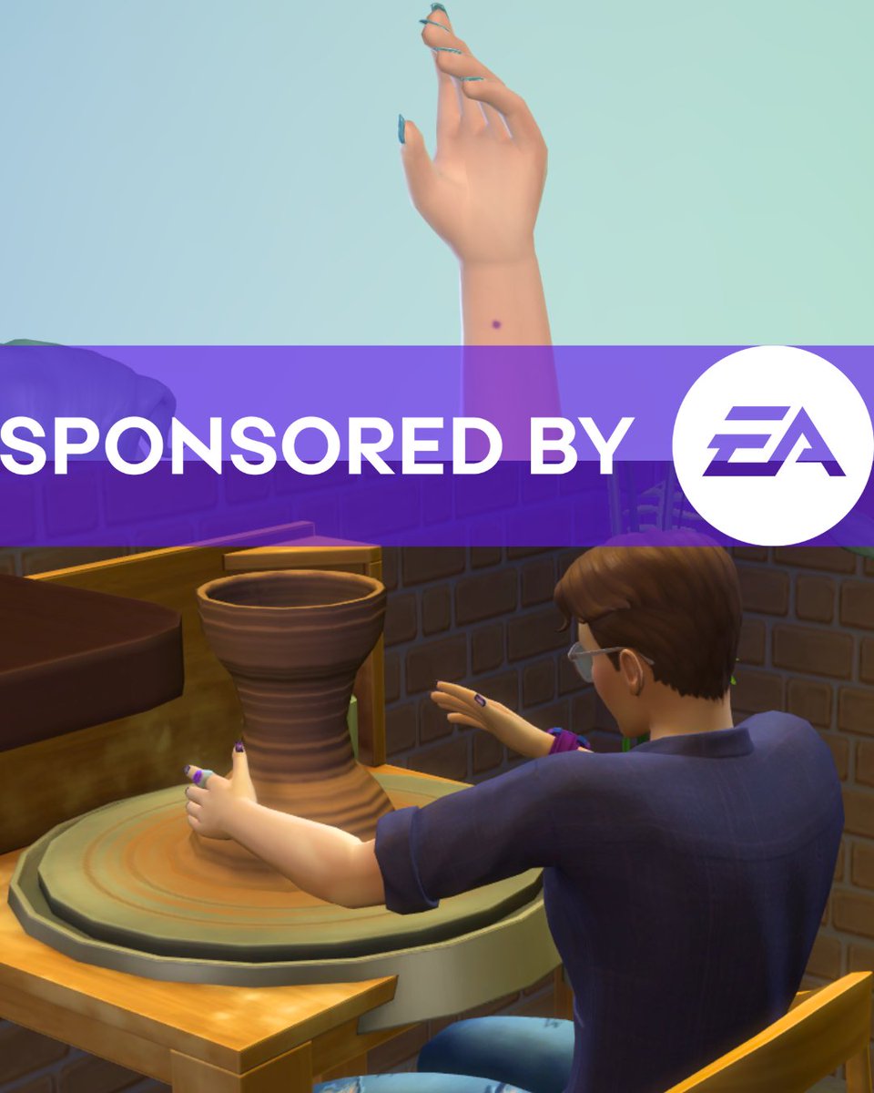 Thank you to <a href="/EA/">Electronic Arts</a> for providing me access to the Sims 4 Businesses &amp; Hobbies Expansion Pack!

Not only is Pottery one of my favorite activities IRL, but also being able to customize our sims to give matching tattoos has me absolutely OBSESSED!

#EaPartner #SponsoredbyEA <a href="/TheSims/">The Sims</a>