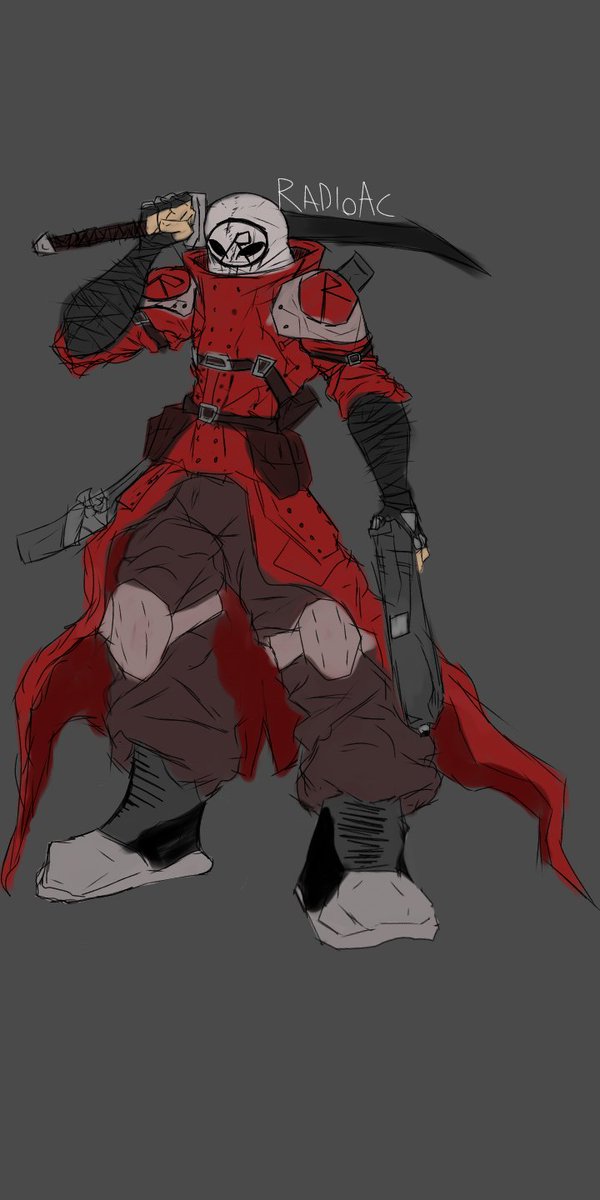 RadioacT49099's tweet photo. Original Character alongside rough sketches of tests for pose reference.

#illustration #originalcharacter #OC https://t.co/H0SlJ8EoPC