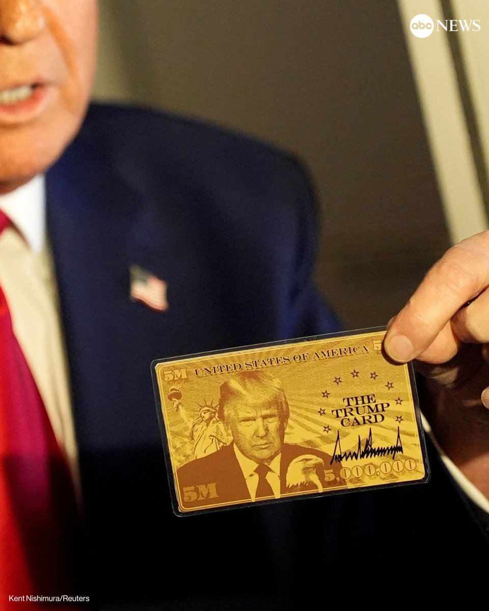 トランプ・ゴールドカード」を公開 7億5000万円でアメリカ永住権など