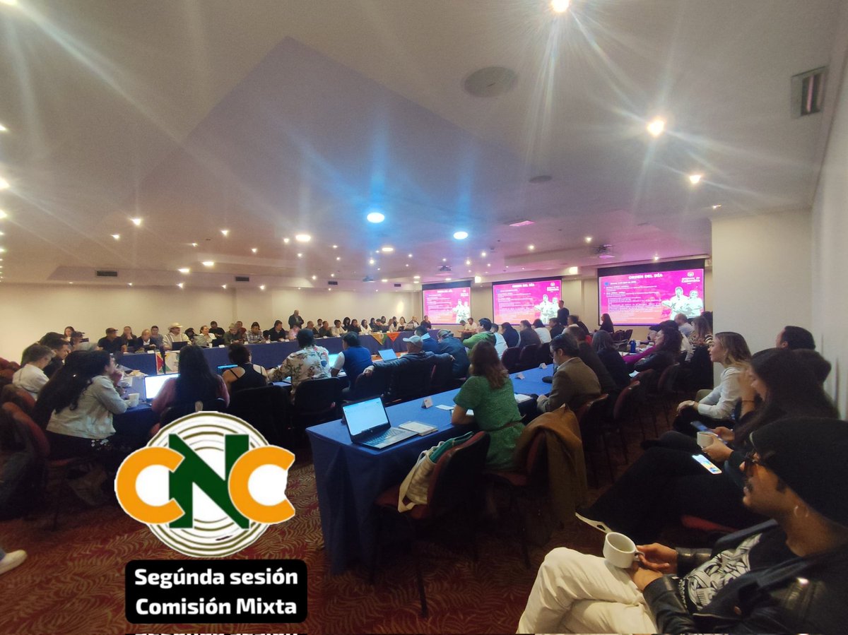 CN_Campesina's tweet photo. Inicia la Segunda Sesión Ordinaria de la Comisión Mixta Nacional para Asuntos Campesinos.

Trabajamos para la aprobación de los planes de acción de cada subcomisión y avanzaremos en la articulación de esta instancia con el Plan Decenal y el Sistema Nacional de Reforma Agraria. https://t.co/0xTpHNoPZw