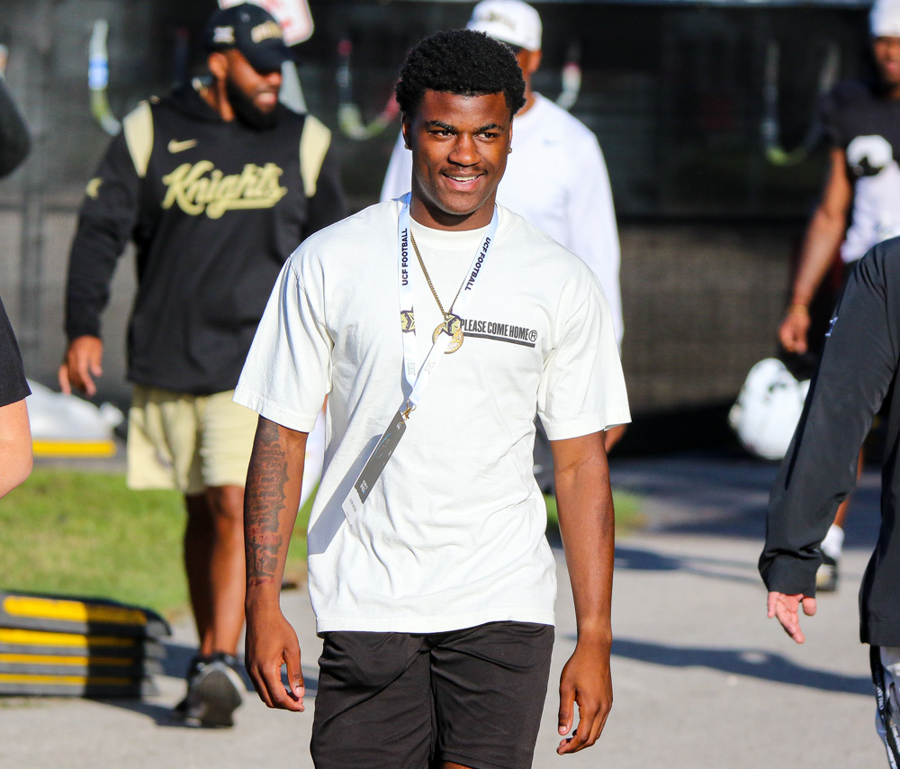 Olympia DB Ja'Cari Jackson was offered during his visit to UCF today.